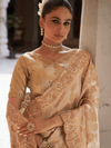 Antique Gold Banarasi Tissue Silk Saree