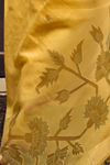 Sunshine Yellow Banarasi Cotton Silk Saree