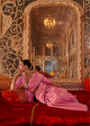 Baby Pink Kanjivaram Silk Saree