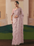 Blush Pink Organza Silk Saree