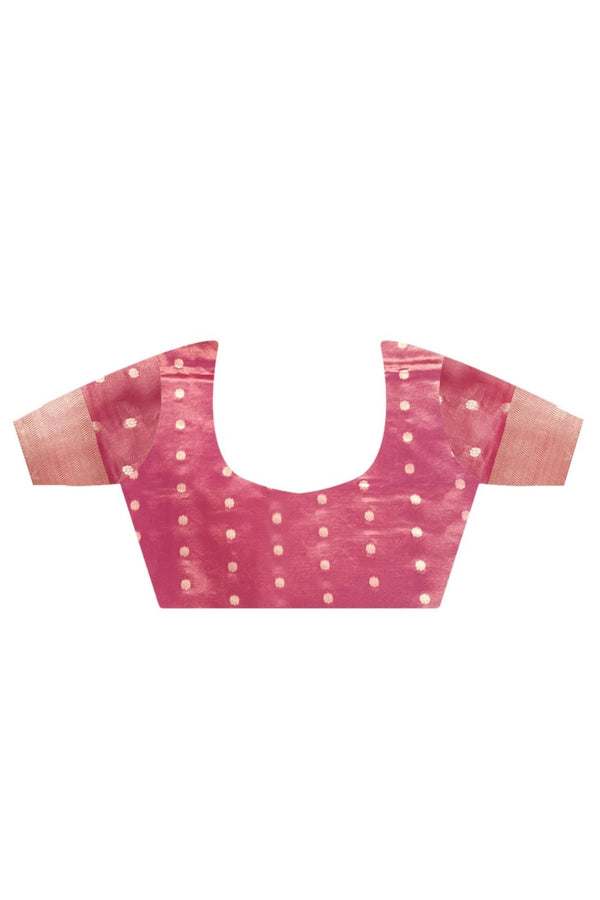 Bottle Green Paithani Tissue Silk Saree