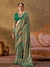 Bottle Green Patola Silk Saree