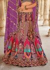 Bridal Purple Banarasi Lehenga Choli
