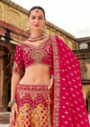 Bridal Rani Pink Banarasi Lehenga Choli