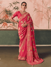 Bright Pink Bandhani Patola Silk Saree