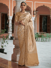 Champagne Gold Banarasi Tissue Silk Saree