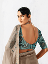 Champagne Tissue Silk Saree