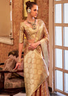 Coffee Gold Banarasi Tissue Silk Saree