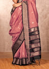 Dusty Rose Kanjivaram Silk Saree