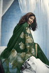 Forest Green Banarasi Silk Saree