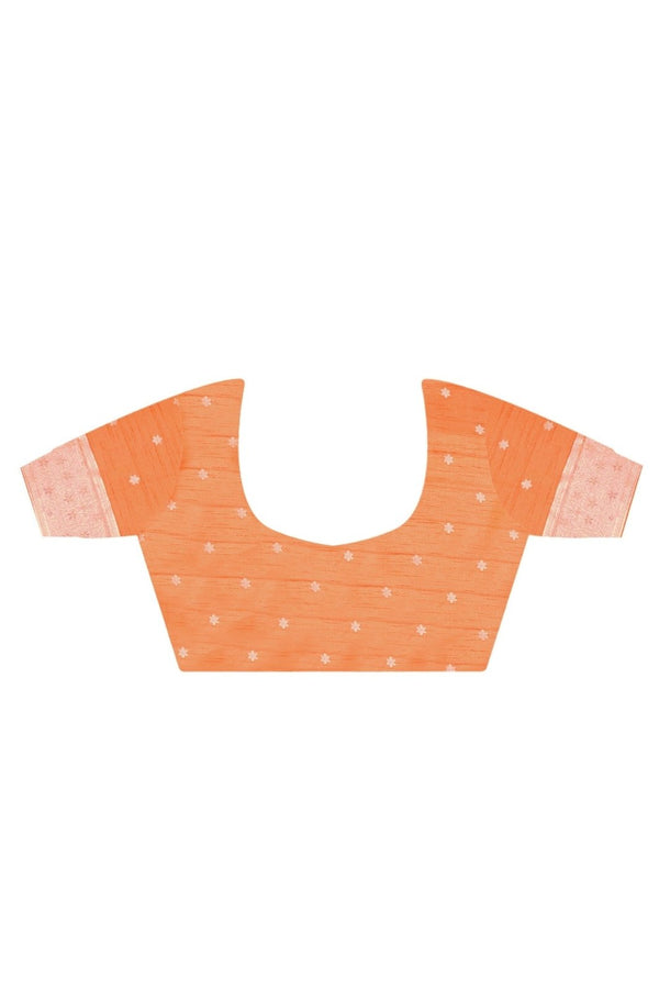 Golden Beige Banarasi Tussar Silk Saree