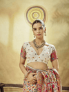 Ivory Cream Kashmiri Kani Handloom Cotton Silk Saree