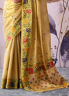 Champagne Gold Banarasi Tissue Silk Saree