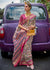 Multicolor Printed Patola Silk Saree