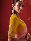 Mustard Yellow Banarasi Dola Silk Saree