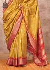Mustard Yellow Kanjivaram Silk Saree
