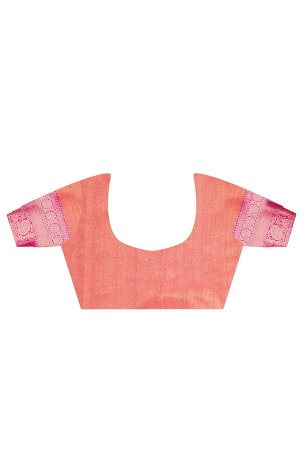 Olive Green Kanjivaram Silk Saree with Gold Zari