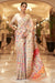 Pearl White Kashmiri Pashmina Saree
