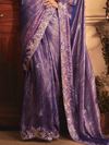 Premium Purple Tissue Silk Saree