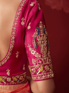 Rani Pink Banarasi Dola Silk Saree