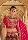 Rani Pink Banarasi Lehenga Choli