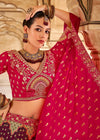 Rani Pink Banarasi Lehenga Choli