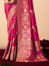 Rani Pink Banarasi Silk Saree