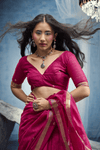 Rani Pink Banarasi Silk Saree