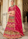 Rani Pink Bridal Banarasi Lehenga Choli