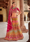 Rani Pink Bridal Banarasi Lehenga Choli