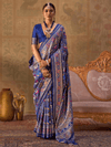 Royal Blue Patola Silk Saree