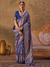 Royal Blue Patola Silk Saree