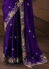 Royal Purple Soft Silk Saree