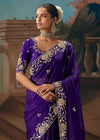 Royal Purple Soft Silk Saree
