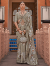 Sage Green Banarasi Dola Silk Saree