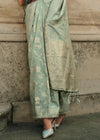 Sprout Green Festive Zari Woven Banarasi Saree