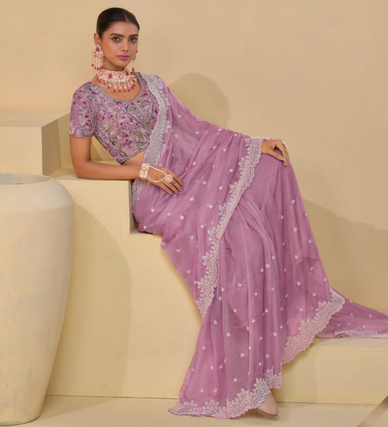 Banarasi Tuscany Saree | Stunning Yet Lightweight Look - Vasumatis