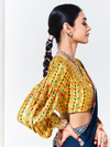 Royal Blue Embroidered Designer Satin Silk Saree