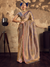 Antique Gold Banarasi Soft Silk Saree