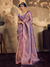 Lilac Purple Banarasi Soft Silk Saree