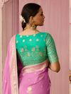 Lilac Banarasi Dola Silk Saree
