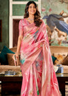 Angel Pink Digital Printed Soft Silk Saree