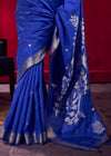 Royal Blue Banarasi Silk Saree