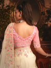 Off White Organza Silk Saree