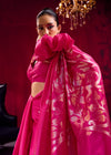 Rani Pink Banarasi Silk Saree