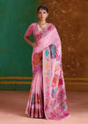 Baby Pink Kashmiri Kani Jamawar Cotton Saree
