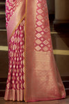 Blush Pink Banarasi Tissue Silk Saree