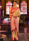 Bridal Golden Yellow Woven Kanjivaram Saree