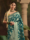 Bridal Green Banarasi Silk Saree