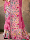 Bridal Pink Paithani Zari Woven Paithani Banarasi Silk Saree